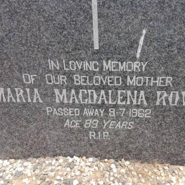 ROWE Maria Magdalena -1962