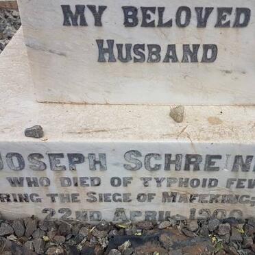 SCHREINER Joseph -1900