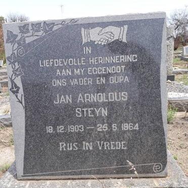 STEYN Jan Arnoldus 1903-1964