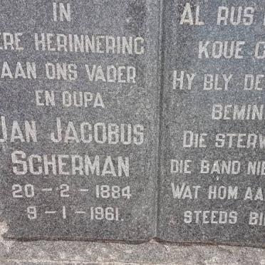 SCHERMAN Jan Jacobus 1884-1961