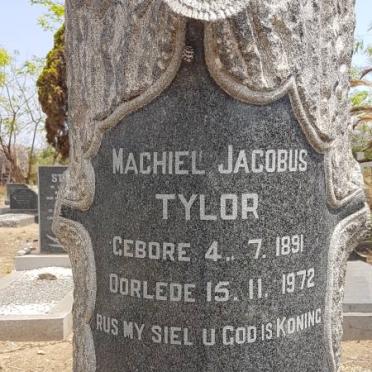 TYLOR Machiel Jacobus 1891-1972