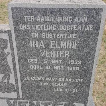 VENTER Ina Elmine 1939-1950