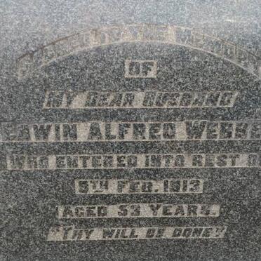 WEBBER Edwin Alfred -1913