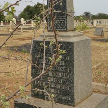 WILLIAMS Charles 1865-1923