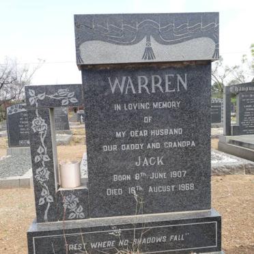 WARREN Jack 1907-1968