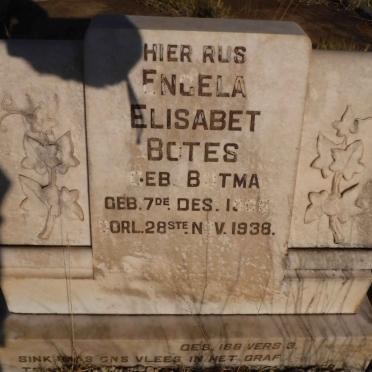 BOTES Engela Elisabet nee BOTMA 1905-1938