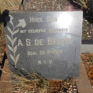 BRUYN A.S., de -1959