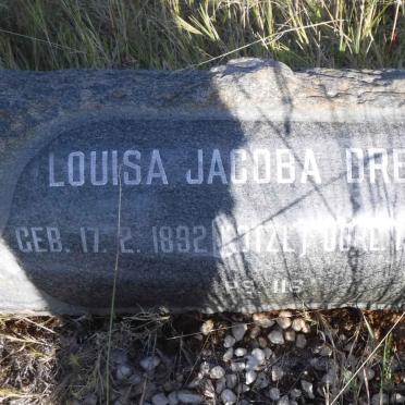DREYER Louisa Jacoba nee KOTZE 1892-1983