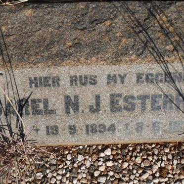 ESTERHUIZEN Sarel N.J. 1894-1973