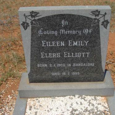 ELLIOTT Eileen Emily Elers 1900-1993