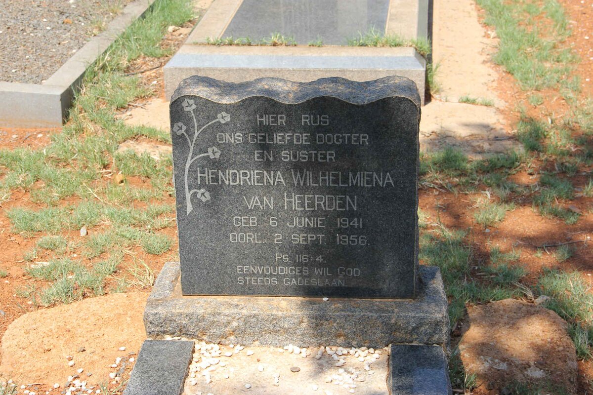 HEERDEN Hendriena Wilhelmiena, van 1941-1956