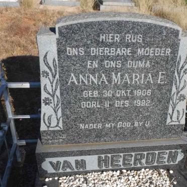 HEERDEN Anna Maria E., van 1906-1992