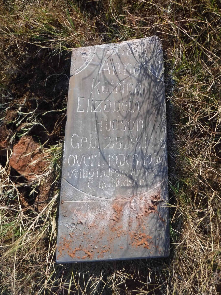 HUDSON Anna Katrina Elizabeth 1908-1930