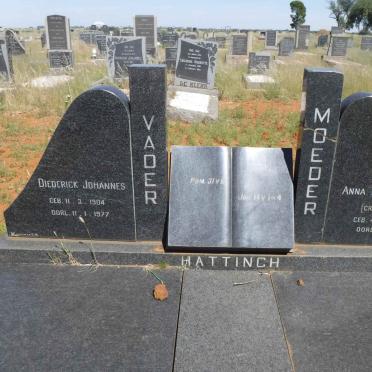 HATTINGH Diederick Johannes 1904-1977 &amp; Anna Catharina  GROENEWALD 190?- 998
