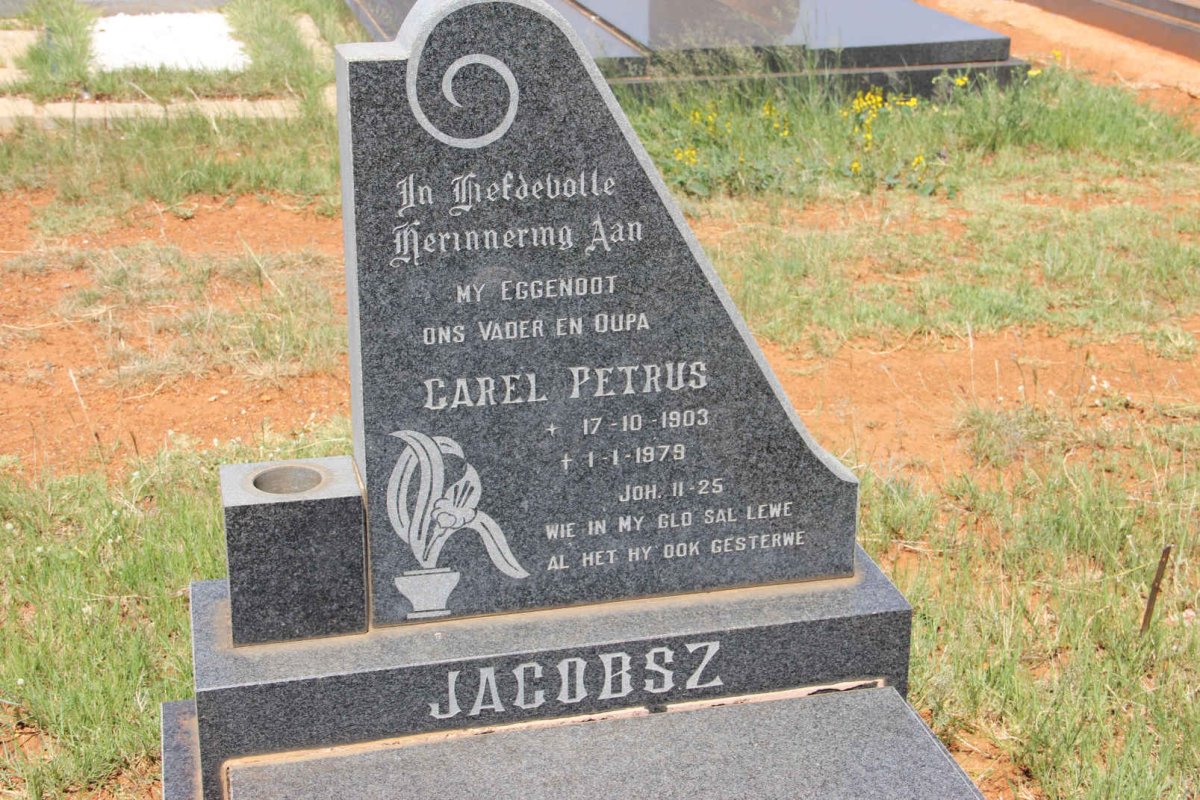 JACOBSZ Carel Petrus 1903-1979