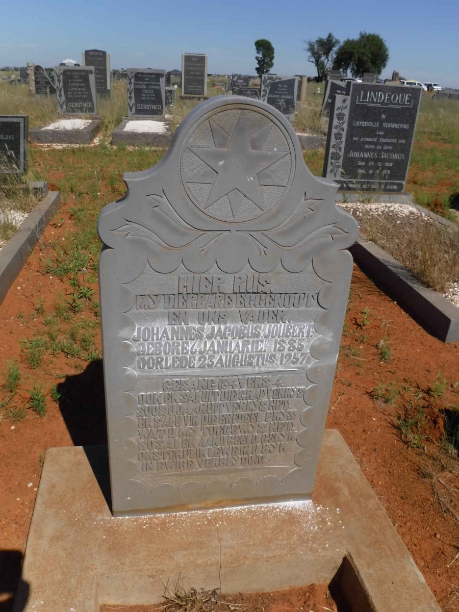 JOUBERT Johannes Jacobus 1883-1957