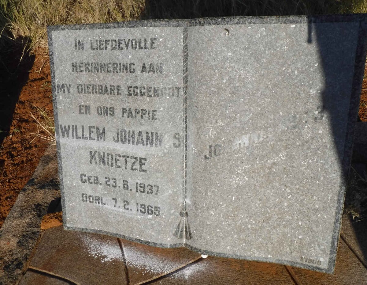 KNOETZE Willem Johannes 1937-1965