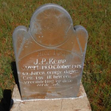 KEMP J.P. -1918