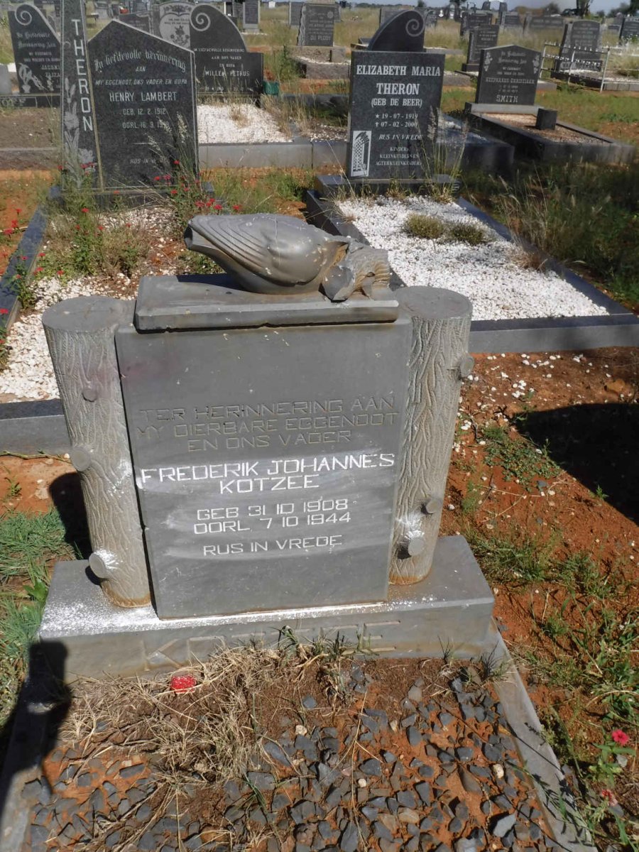 KOTZEE Frederik Johannes 1908-1944