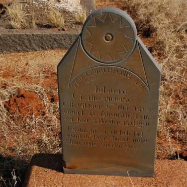 PIETERSE Johanna Cicilia 1869-1916