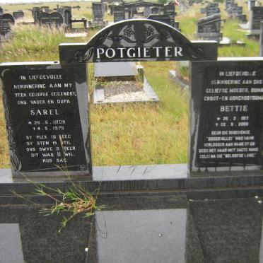 POTGIETER Sarel 1908-1975 &amp; Bettie 1917-2008