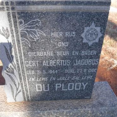 PLOOY Gert Albertus Jacobus, du 1944-1962