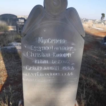 ROUX Christian Rudolph Kilian, le 1882-1924