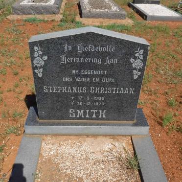 SMITH Stephanus Christiaan 1900-1977