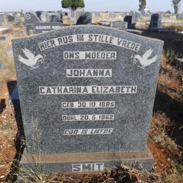 SMIT Johanna Catharina Elizabeth 1885-1962