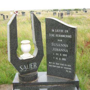 SAUER Susanna Johanna 1910-1991