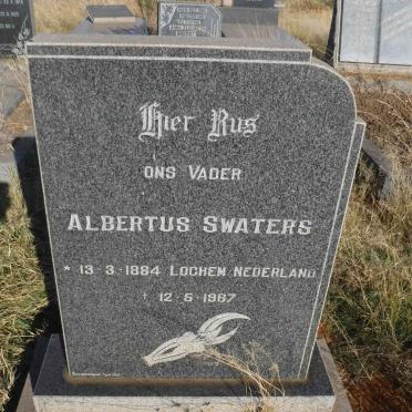 SWATERS Albertus 1884-1967
