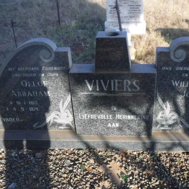 VIVIERS Oelof Abraham 1913-1974 &amp; Wilhelmina Johanna 1915-1983