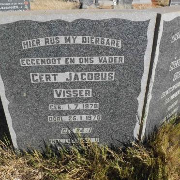 VISSER Gert Jacobus 1878-1970 &amp; Helena Maria VAN ZYL 1883-1975