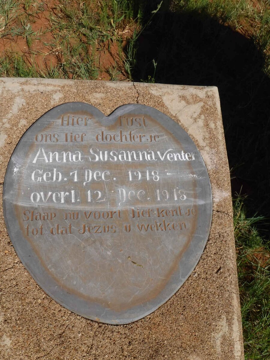 VENTER Anna Susanna 1918-1918
