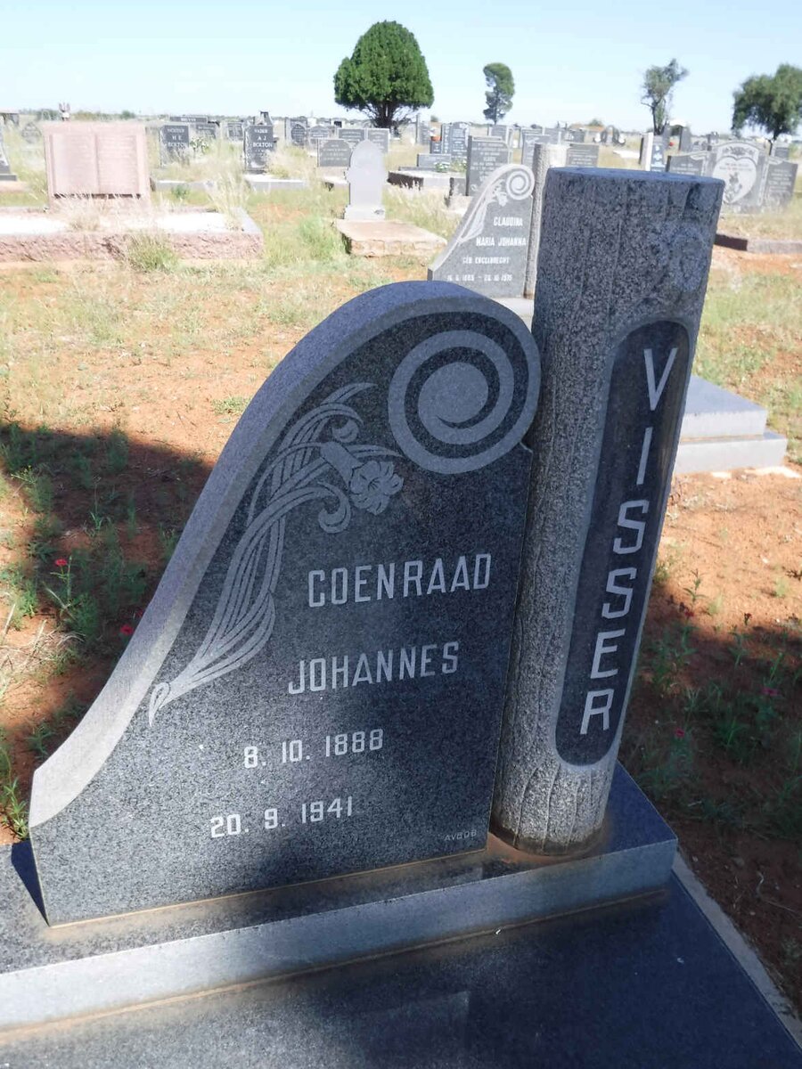 VISSER Coenraad Johannes 1888-1941