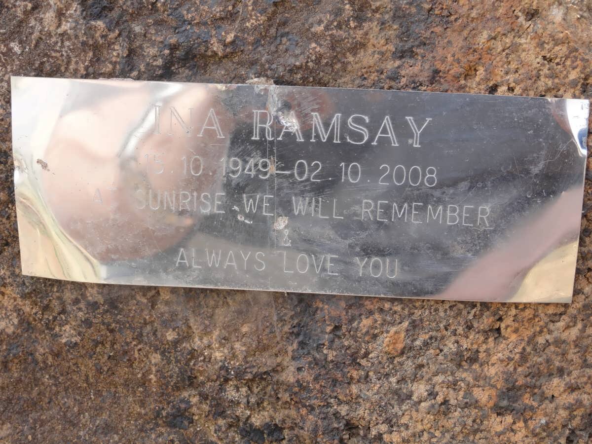 RAMSAY Ina 1949-2008