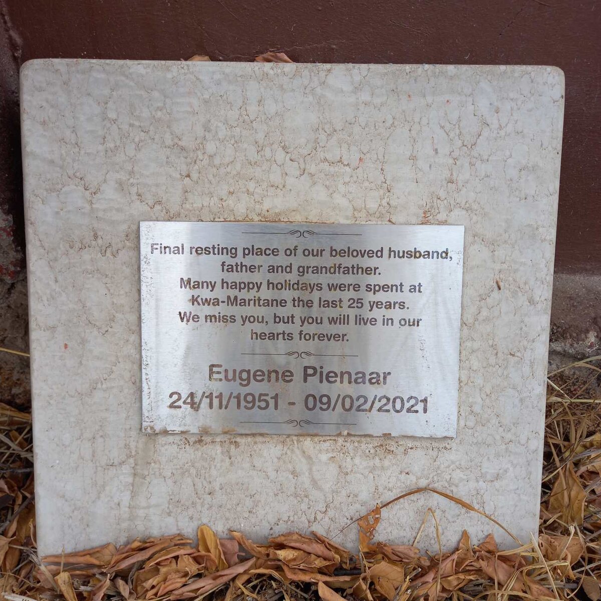 PIENAAR Eugene 1951-2021