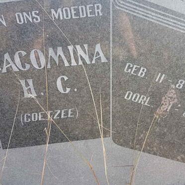 VILJOEN Petrus H.J. 1888-1968 &amp; Jacomina H.C. COETZEE 1891-1973