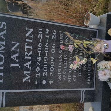 THOMAS Jan Martin 1974-2009