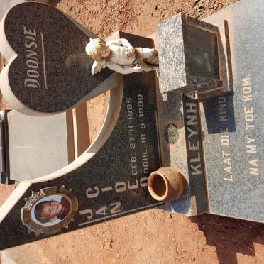 KLEYNHANS Jan Gideon 1985-1990