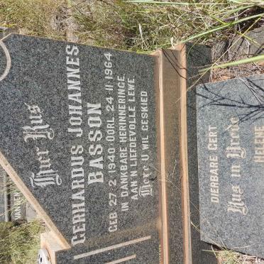 BASSON Gerhardus Johannes 1940-1964