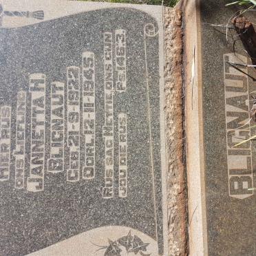 BLIGNAUT Jannetta H. 1922-1945