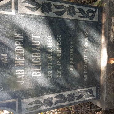 BLIGNAUT Jan Hendrik 1890-1958