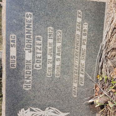 COETZER Hendrik Johannes 1912-1952
