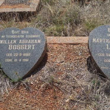 BOSSERT Willem Abraham 1899-1961 :: LOOTS Martha Catharina nee SWART 1896-1990