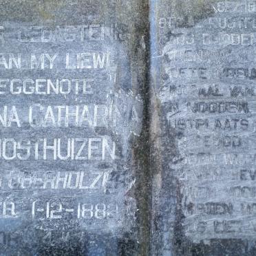 OOSTHUIZEN Anna Catharina nee OBERHOLZER 1882-19??