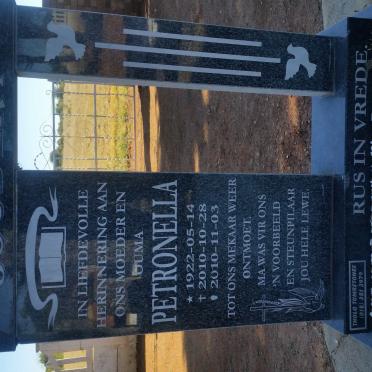 JOUBERT Petronella 1922-2010