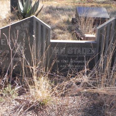 STADEN Gert, van 1893-1985 &amp; Hester 1903-1986