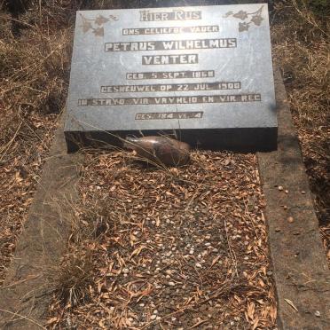VENTER Petrus Wilhelmus 1868-1900