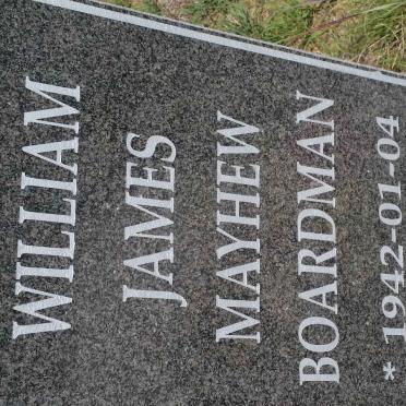 BOARDMAN William James Mayhew 1942-2006